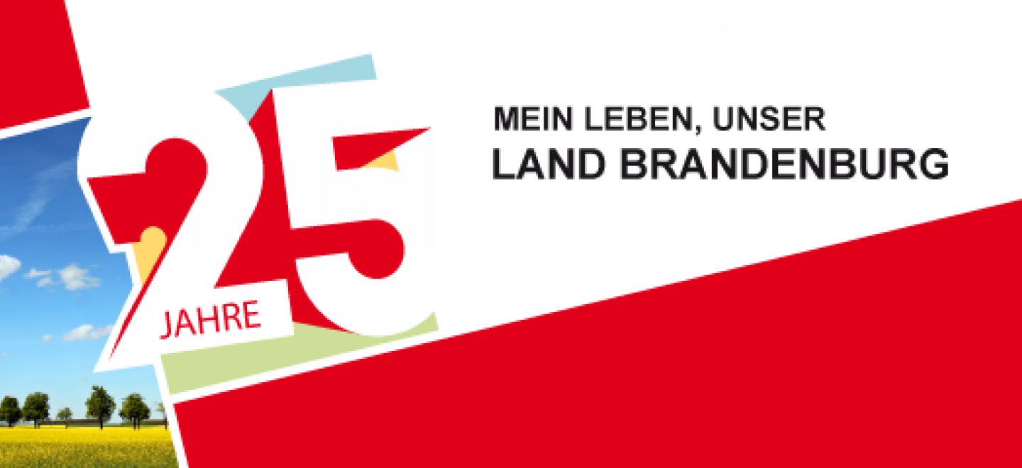 Banner 25 Jahre Brandenburg © compact-team.de / Landtag Brandenburg