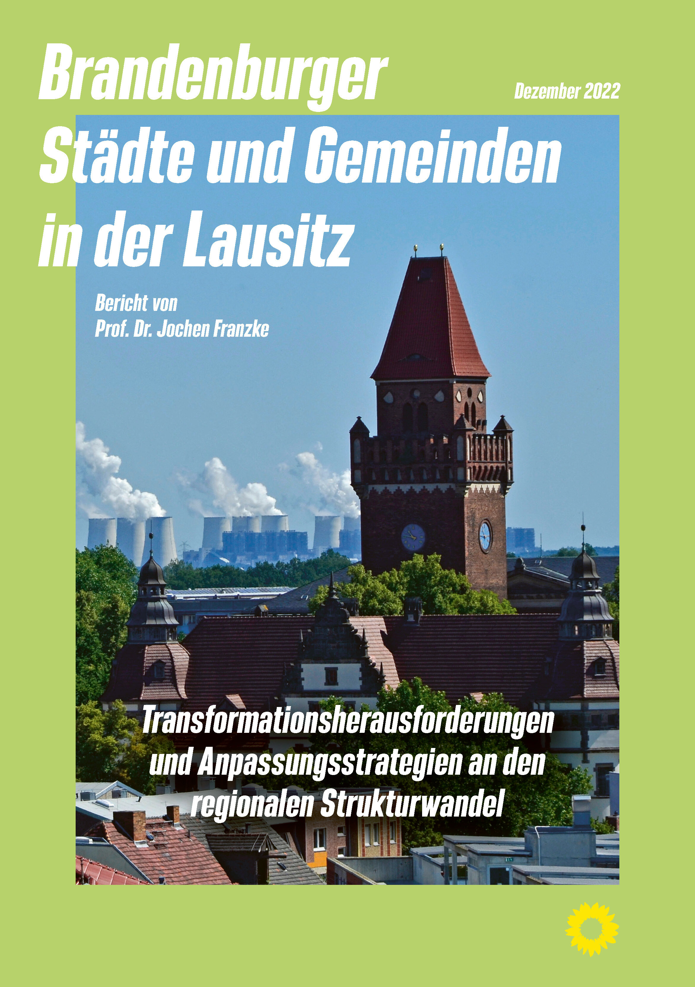 Cover der Broschüre Bericht: Brandenburger Städte und Gemeinden in der Lausitz