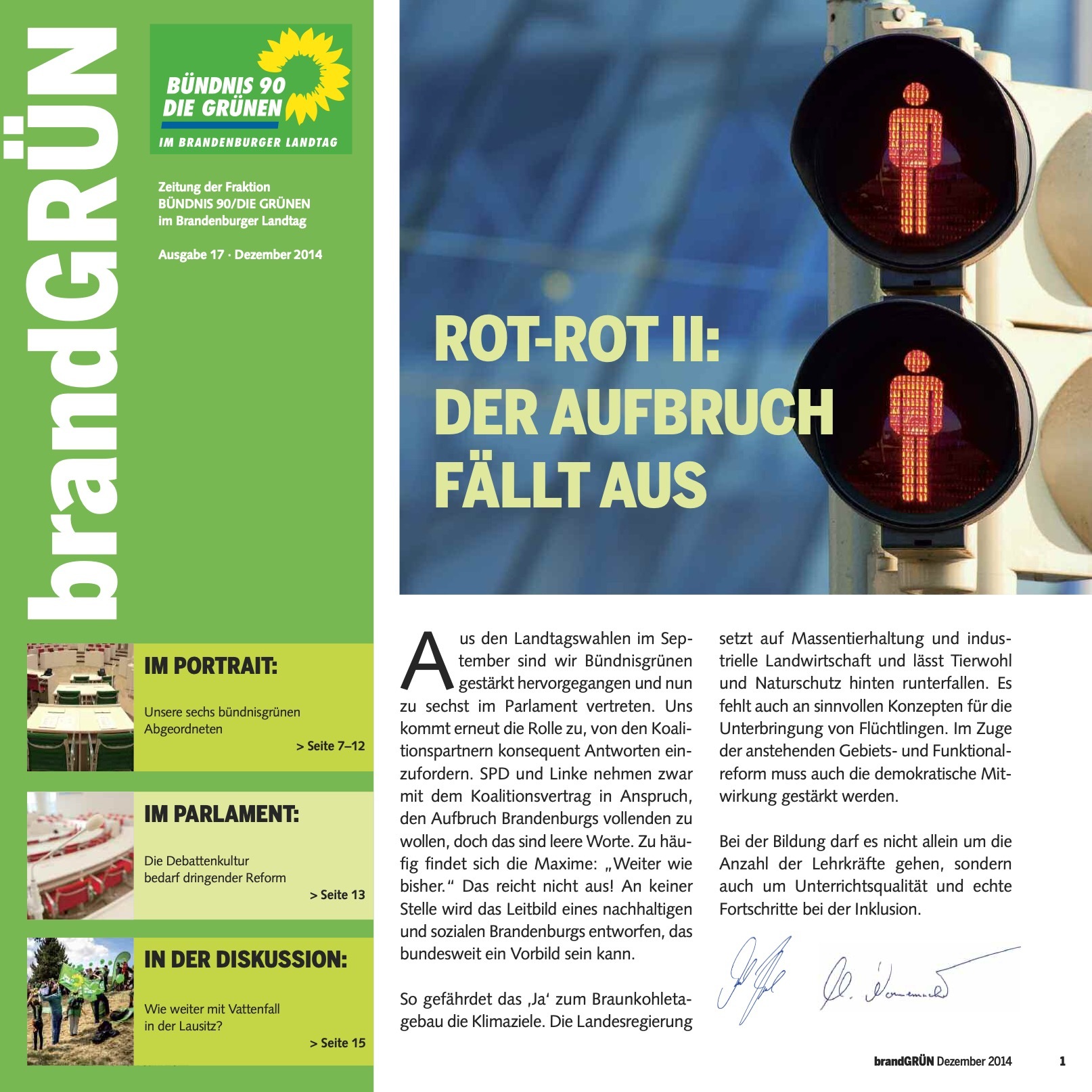 Cover der brandGrün 17
