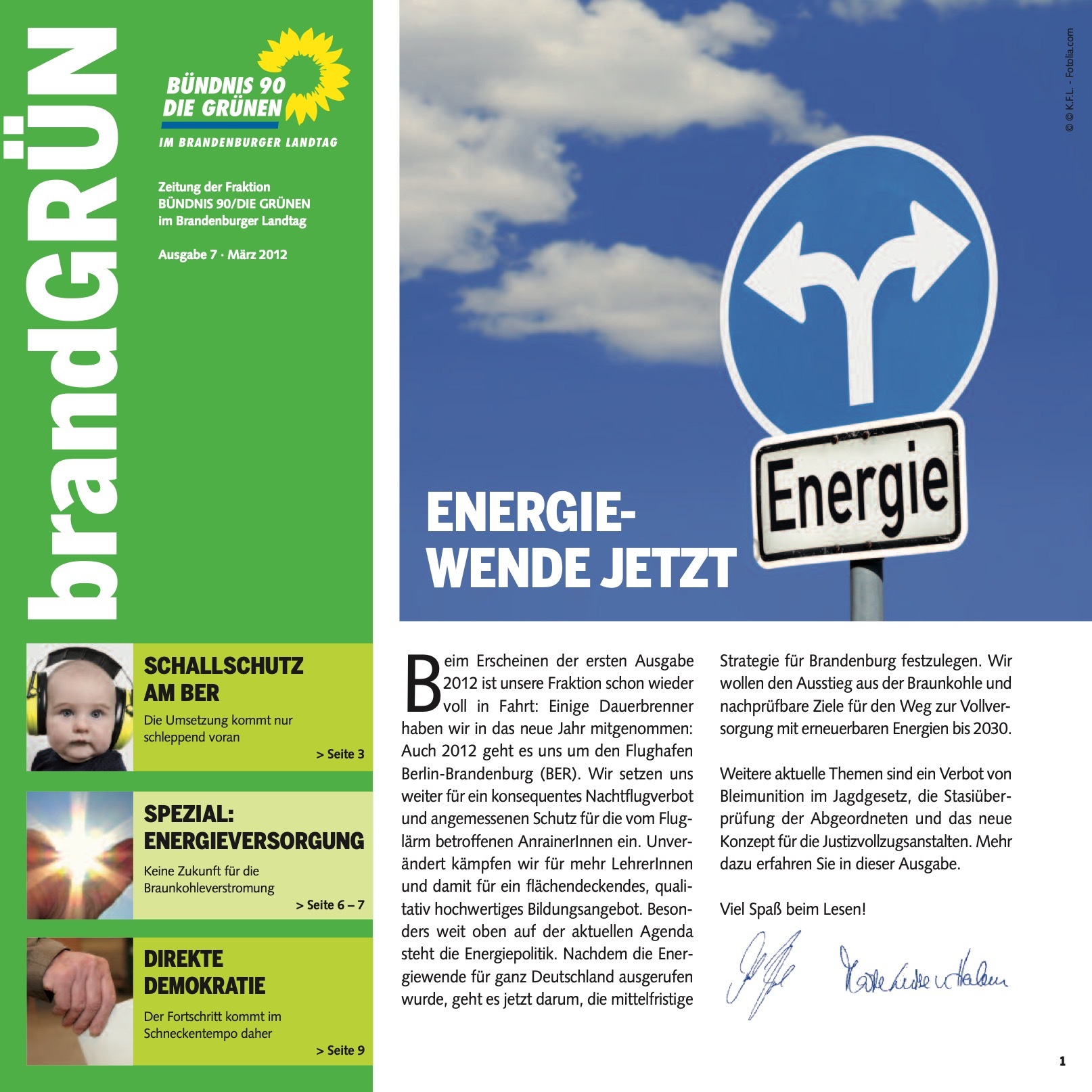 Cover der brandGrün 07