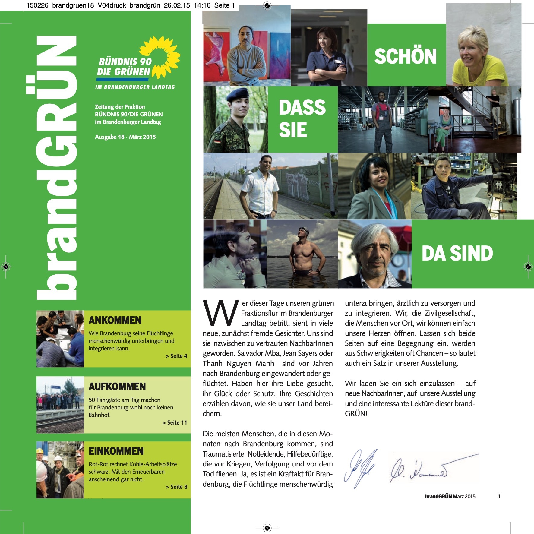 Cover der brandGrün 18
