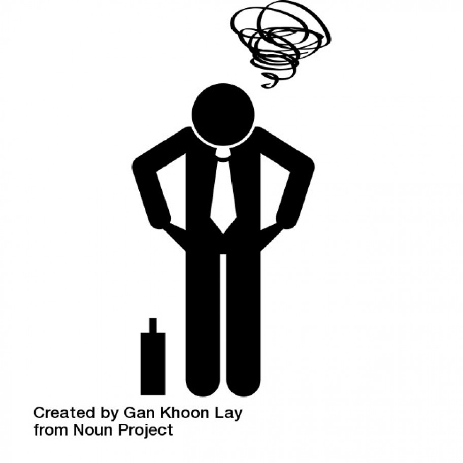 Icon Mensch mit leeren Hosentaschen © Gan Khoon Lay/The Noun Project