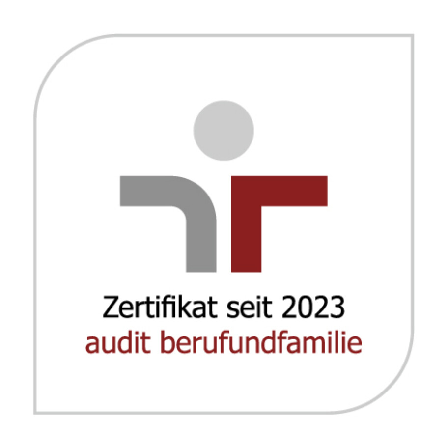 Logo von audit berufundfamilie Zertifakt seit 2023